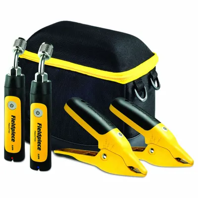 FIELDPIECE Charging Kit: Pressure/Temp, Pressure/Temp, -50°F to 257°F, 0 psi to 580 psi - Wireless Refrigeration Diagnostic Kits