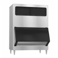 Ice Bin: 1,304 lb Storage Capacity, Bottom Hinged, 66 in Ht, 48 in Wd, 41 in Dp, Stainless Steel (MPN B-1300SS)
