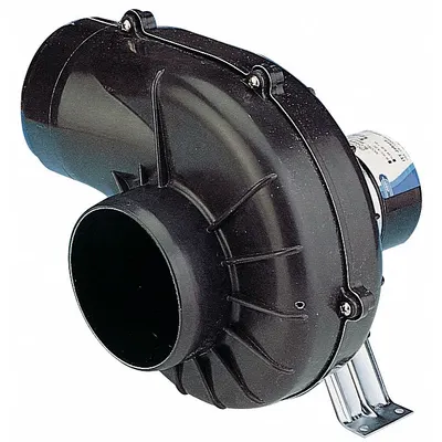 JABSCO Blower: 3 1/4 in Wheel Dia, Direct Drive, Includes Drive Pack, 12V DC - Corrosion-Resistant Direct-Drive Blowers