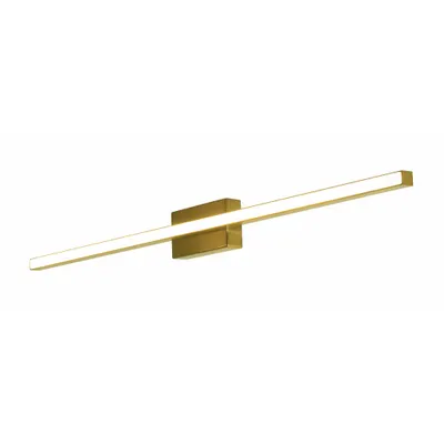 AFX INC. Barlow 36" LED Vanity: Satin Brass, 1,634 lm_3,800 lm, 3000K, 30 W, 120V AC - Barlow Vanity Lights