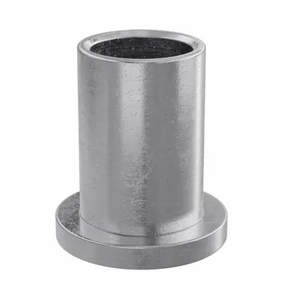 OILITE Flanged Sleeve Bearing: Iron-Copper, SAE 863, 1/2 in Bore, 5/8 in OD, 1 in Lg - Lubricated General Purpose Metallic Flanged Sleeve Bearings