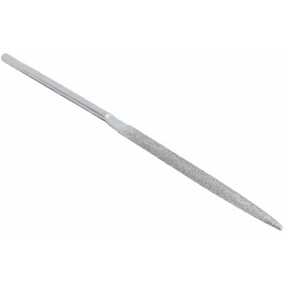 STRAUSS Needle File: Half Round, 170_200 Grit, 2 75591/100000 in Lg without Tang - Diamond-Coated Needle Files