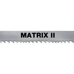 General purpose metal cutting blade for use on band saws. Bi-metal Matrix II construction cuts aluminum, carbon steel, and structural steel. Length 13 ft 7 in with 10/14 variable tooth configuration.