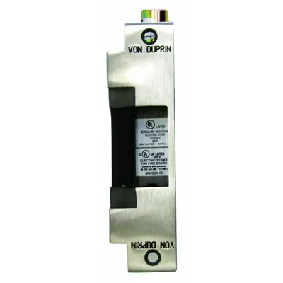 VON DUPRIN 6111 24V US32D FS CON Combination Cylindrical & - Combination Cylindrical & Mortise Electric Strikes
