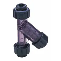 ASAHI Y Strainer: 4 in, NPT, Mesh, 0.0331 in Screen Size, PVC, EPDM, 12 1/2 in Ht, 23 1/2 in Lg (MPN 1257040)