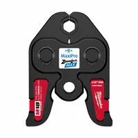 MILWAUKEE Press Jaw: 1/2 in Pipe, Forged Steel, For ZoomLock® MAX, Extended/Std Tool Types (MPN 49-16-2653Z)