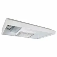 Range Hood: Convertible Exhaust/Recirculation, 30 in Wide, White, Steel Housing, 220 cfm, 8 sones (MPN FCVW3052AW)