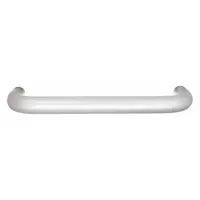 This fixed, non-recessed pull handle is made of dull anodized aluminum with a silver finish. It features 1/4"-20 threaded holes for mounting, a 1 in width, and a 3 in projection. Suitable for use on industrial enclosures, cabinets, and machinery doors or panels