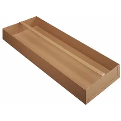 Steel tray for organizing tools and accessories inside jobsite storage chests or on workbenches. Tan finish. Overall dimensions: 27-5/8 in length, 11 in width, 3 in height.