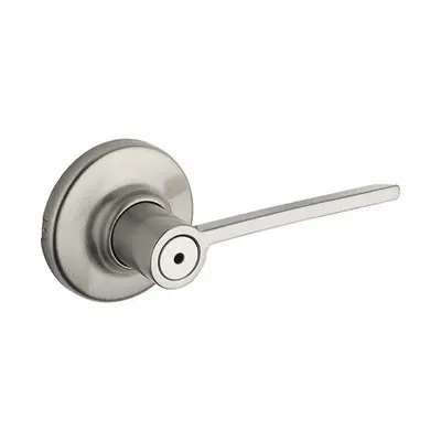 KWIKSET Door Lever Lockset: Privacy Lever Locksets, Nickel