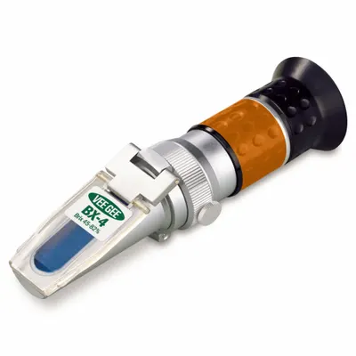 VEE GEE Refractometer: Brix, +/-0.2% Accuracy, Manual, Analog, 5 1/2 in Overall Dp - Analog Handheld Refractometers