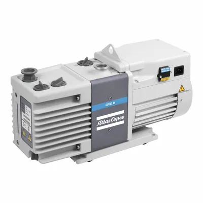 ATLAS COPCO Vacuum Pump: 0.6 hp, 1 Phase, 110/120V AC - Lubricated Rotary Vane Vacuum Pumps