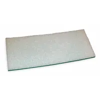 White foam applicator pads for applying floor finishes and coatings. Suitable for streak-free application on wood and hard surfaces. Pack of 12 pads