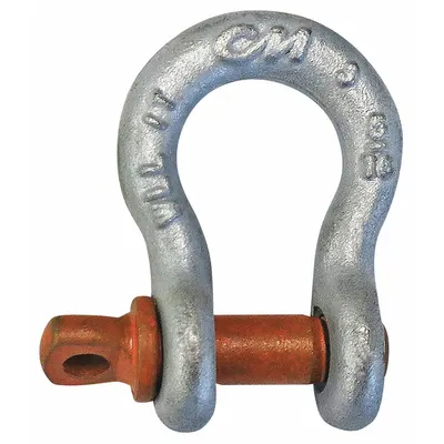 COLUMBUS MCKINNON CORP. Anchor Shackle: Anchor Shackle, 1,000 lb Working Load Limit - Anchor Shackles for Lifting