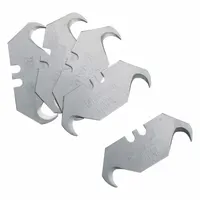 DEWALT Utility Blade: 1 7/8 in Blade Lg, 1 29/32 in Blade Wd, 0.031 in Blade Thick, Steel, 5 PK (MPN DWHT11134)