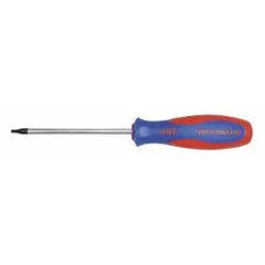 Torx screwdriver with T10 tip size and 8-inch overall length. Designed for driving and removing T10 Torx fasteners in assembly, repair, and maintenance tasks. The long shaft provides extended reach in confined spaces.