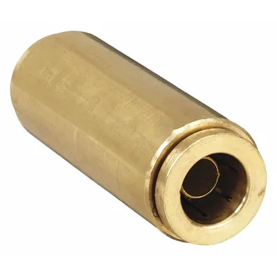 WEATHERHEAD Push-Fit Union Fitting: 5/32 in OD x 5/32 in OD Fitting Size - Brass Air Brake Fittings