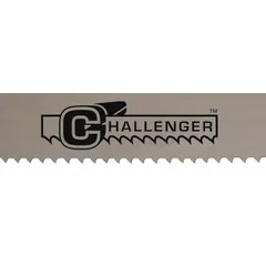 Bi-metal band saw blade from the Challenger(R) line, 12 ft length with 4/6 variable tooth pitch. Designed for cutting aluminum, carbon steel, and structural steel in structural shape-cutting applications.