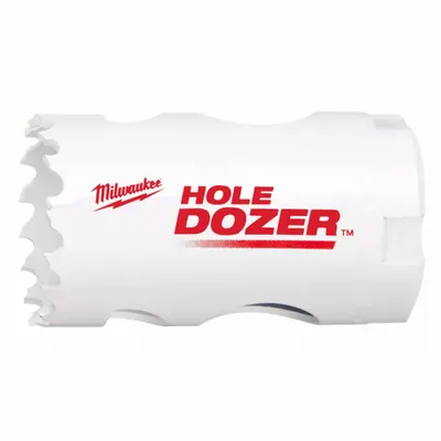 MILWAUKEE Hole Saw: 1 1/4 in Saw Dia., 3.5 Teeth per Inch, 1 5/8 in Max. Cutting Dp - Multi-Material-Cutting Hole Saws without Arbor