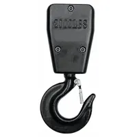 DAYTON Bottom Hook Assembly: Electric Chain Hoists, 2,000 lb Compatible Load Capacity, 2KEL6