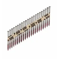 PASLODE Metal Connector Nails,2 1/2" L,Plain: Connector Nails, Flat, Smooth, Steel, Plain, 2,500 PK (MPN 650027)