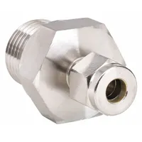 PARKER Compression Fitting Adapter: 1/4 in OD x 1/2 in Pipe Fitting Size, Compression x MBSPP (MPN 4MSC8R-316)