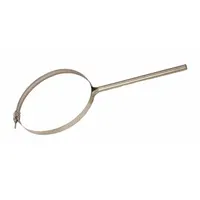 OHAUS Support Ring: Column Clamp, Stainless Steel, 11 1/8 in Overall Lg, 2_3 Prongs, 7 in Base Lg (MPN CLS-COLMNSS)