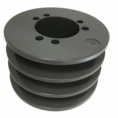 OEM V-Belt Sheave: 3B38SH - Bushed-Bore Cast-Iron V-Belt Pulleys