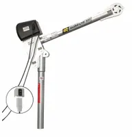 OZ LIFTING PRODUCTS Davit Crane: Aluminum, Electric, 500 lb Max. Load Capacity, 46.9 in to 74.4 in (MPN OZA500DAV-ACW)