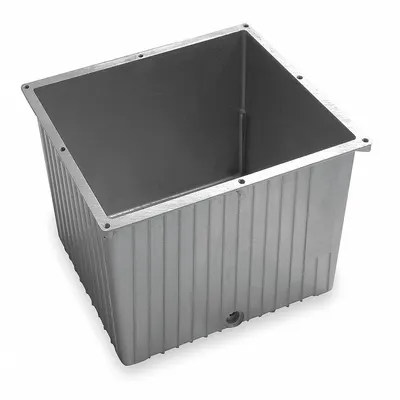 LOVEJOY Hydraulic Reservoir: 11 gal Nominal Capacity, 12 in Overall Ht - Aluminum Hydraulic Tanks