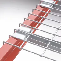 NASHVILLE WIRE Pallet Rack Decking: 52 in x 42 in, Waterfall, Flared Wire Decking, 4 ga Decking (MPN D4252EA3A2)