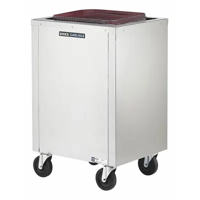 CARLISLE DINEX Tray Dispenser Cart: 300 Trays, 36 3/8 in Overall Ht, 23 1/2 in Overall Lg - Tray Dispenser Carts