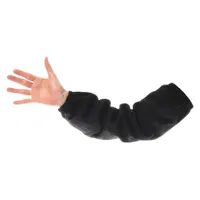 Flame-Resistant Sleeve: 23 in Sleeve Lg, M, Black, Elastic Cuff, 2 PK (MPN 1364-23EE)