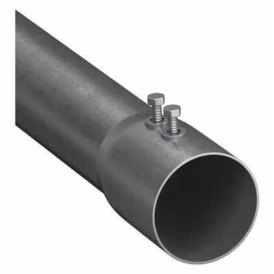 EMT Conduit & Coupling, One-Piece: Steel, 2 in Trade Size - One-Piece EMT Conduit & Coupling