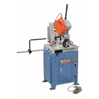 The BAILEIGH INDUSTRIAL CS-275SA is a semi-automatic low speed cold saw with an 11 in (279 mm) blade diameter, operating on 220V AC power. Designed for cutting metal stock, it produces clean, burr-free cuts with minimal heat buildup. Suitable for fabrication, maintenance, and production environments requiring precise, square cuts