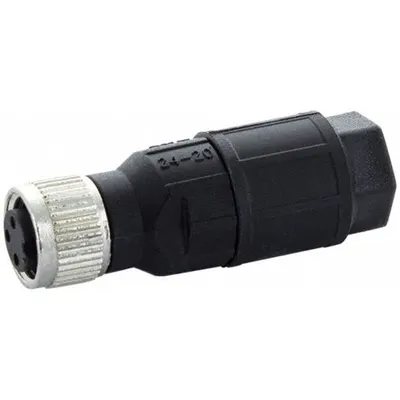 MURRELEKTRONIK Circular Connector: A Coded, 3 Socket, M8 Screw with Straight Connection - Field-Wireable M8 Circular Connectors