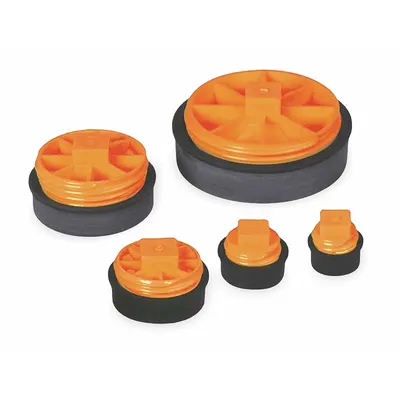 TEST-TITE Raised-Square Blocking Plug for 8 in DWV Pipe - Raised-Square Blocking Plugs