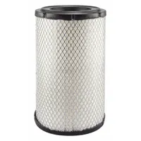 Round cabin air filter with radial seal design and paper media. Includes a 3-9/16 in gasket for secure installation. Used in vehicle cabin ventilation systems to filter incoming air