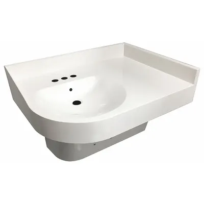 BESTCARE WH3741R-09 One-Bowl Institutional Bathroom Sink - One-Bowl Institutional Bathroom Sinks