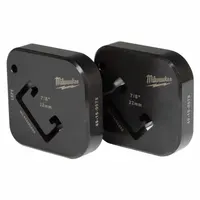 MILWAUKEE Shearing Die: Set of 7/8 in x 1 5/8 in Strut Shearing Dies, For 1 5/8 in Strut Wd (MPN 49-16-0078)