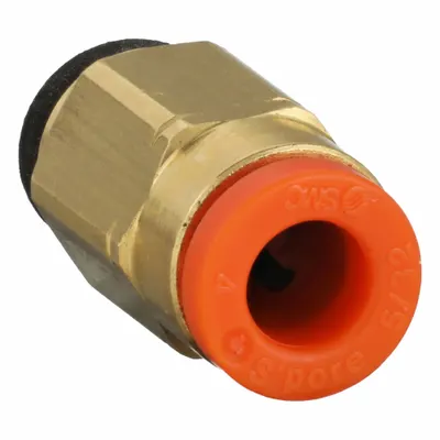 SMC KQ2H03-32A Push-to-Connect x MUNF Adapter Fitting, Brass, #10-32 Thread - Polybutylene & Brass Tube Fittings