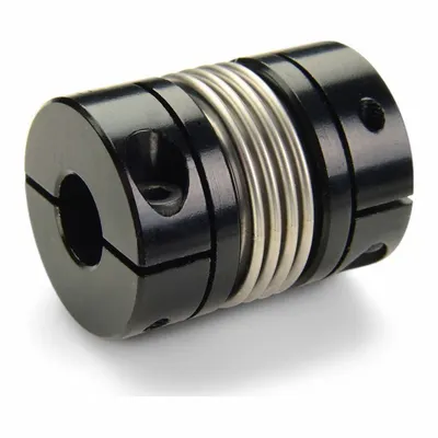 RULAND MANUFACTURING MBC80-45-40-A Clamp-On Bellows Shaft Coupling - Clamp-On Bellows Shaft Couplings for Round Shafts