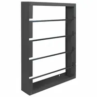 DURHAM MFG Rod Storage Rack: 4 Spindles, 26 in x 5 7/8 in x 36 in, For 10 in Max Spool Dia, Steel (MPN 368-95)