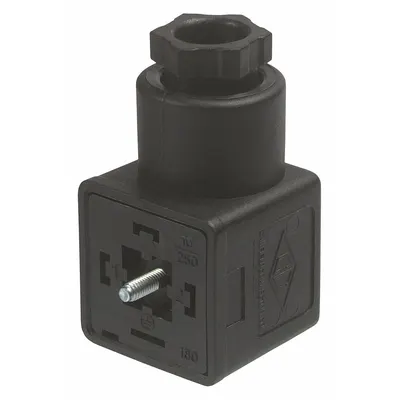 CANFIELD IND. Solenoid Valve Connector, 2+ Ground Down, G5100-1090000 - Plumbing