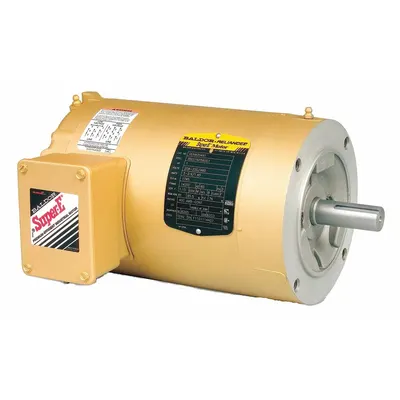 BALDOR General Purpose Motor: C-Face Mount, Totally Enclosed Non-Ventilated, 1 hp - C-Face 3-Phase General Purpose AC Motors