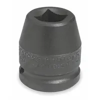 PROTO Impact Socket: 3/4 in Drive Size, SAE, 13/16 in Socket Size, 4-Point, Std, 2 in Overall Lg (MPN J07513SS)