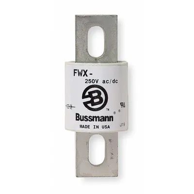 BUSSMANN Semiconductor Fuse: FWX Series, Fast-Acting, 600 A, 250 V AC - Fast-Acting Bolt-On Fuses