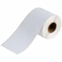 Continuous Label Stock: 4 in x 100 ft, Polyester, White (Matte), Indoor (MPN J20C-4000-2475)
