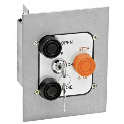 AMERICAN GARAGE DOOR 3BFLM Push Button Garage Door Control Station - Push Button Garage Door Control Stations