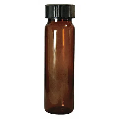 QORPAK Sample Vial: 20 mL, Includes Closure, Polypropylene, 27.75 mm Body Dia - Glass Sample Vials